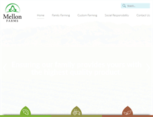 Tablet Screenshot of mellonfarms.com